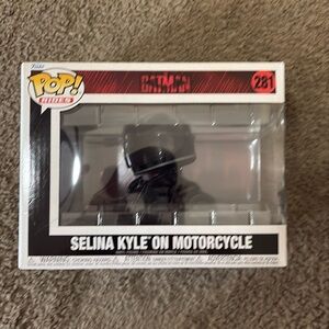 Selina Kyle on motorcycle